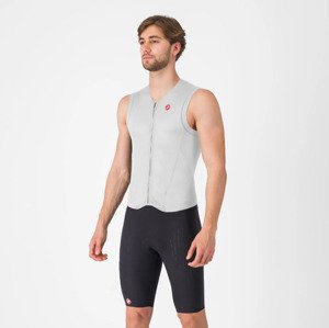 CASTELLI Cyklistická kombinéza - FREE SANREMO 3 - biela/čierna