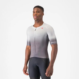 CASTELLI Cyklistický dres s krátkym rukávom - UPF - šedá