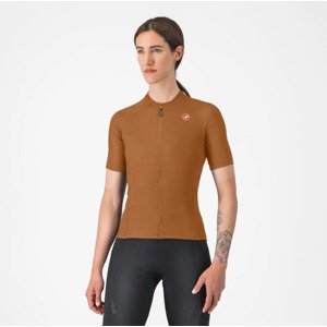 CASTELLI Cyklistický dres s krátkym rukávom - LIBERA 2 - hnedá