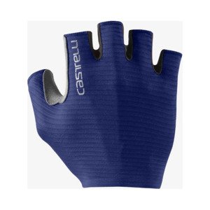 CASTELLI Cyklistické rukavice krátkoprsté - ESPRESSO - modrá 2XL