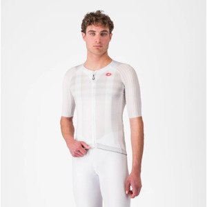 CASTELLI Cyklistický dres s krátkym rukávom - AERO RACE 8S - biela