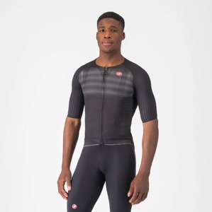 CASTELLI Cyklistický dres s krátkym rukávom - AERO RACE 8S - čierna XL