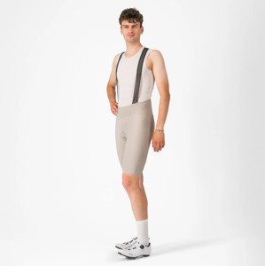 CASTELLI Cyklistické nohavice krátke s trakmi - ESPRESSO - ružová 2XL