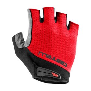 CASTELLI Cyklistické rukavice krátkoprsté - ENTRATA V - červená XL