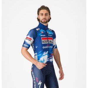 CASTELLI Cyklistická vesta - PRO LIGHT WIND QUICK STEP 2025 - modrá/červená L