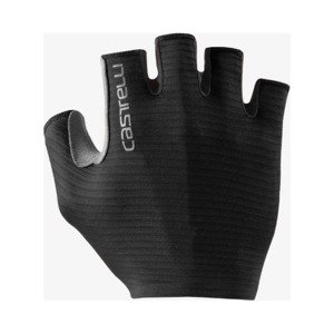 CASTELLI Cyklistické rukavice krátkoprsté - ESPRESSO - čierna XL