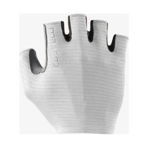 CASTELLI Cyklistické rukavice krátkoprsté - ESPRESSO - biela 2XL