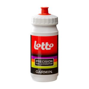 TACX Cyklistická fľaša na vodu - LOTTO 2025 - červená/biela
