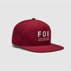 FOX Cyklistická čiapka - NON STOP TECH SNAPBACK - bordová UNI