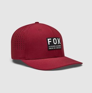 FOX Cyklistická čiapka - NON STOP TECH FLEXFIT - bordová