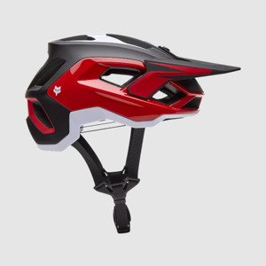 FOX Cyklistická prilba - SPEEDFRAME PRO DEFY - červená/čierna
