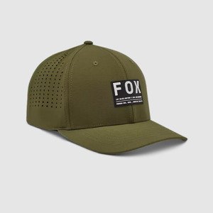 FOX Cyklistická čiapka - NON STOP TECH FLEXFIT - zelená L-XL
