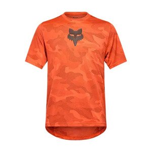 FOX Cyklistické tričko s krátkym rukávom - RANGER TRU DRI - oranžová XL