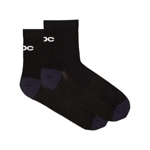 POC Cyklistické ponožky klasické - CADENCE ROAD AIR SOCKS - čierna 40-42