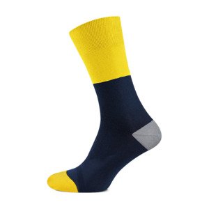 RAPIDGEAR Cyklistické ponožky klasické - VISMA SOCKS 2025 - žltá/modrá L-XL