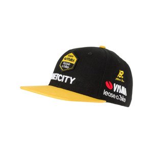 RAPIDGEAR Cyklistická čiapka - VISMA PODIUM FLAT CAP 2025 - čierna/žltá UNI
