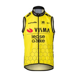 RAPIDGEAR Cyklistická vesta - REPLIKA VISMA WIND 2025 - žltá XL