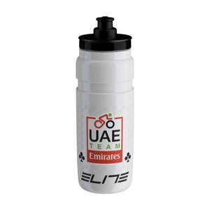 ELITE Cyklistická fľaša na vodu - FLY 750 UAE TEAM EMIRATES 2025 - biela/viacfarebná