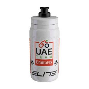 ELITE Cyklistická fľaša na vodu - FLY 550 UAE TEAM EMIRATES 2025 - biela/viacfarebná