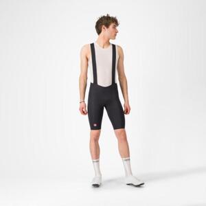 CASTELLI Cyklistické nohavice krátke s trakmi - AERO RACE S - čierna XL