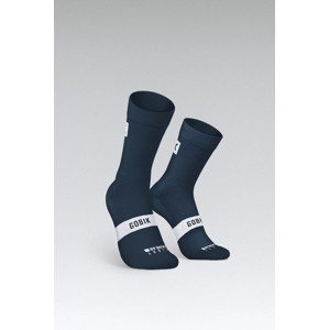 GOBIK Cyklistické ponožky klasické - IRO 2.0 - modrá L-XL