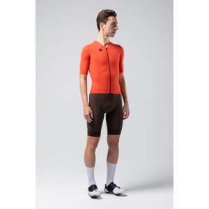 GOBIK Cyklistický dres s krátkym rukávom - CX SOLID - červená M