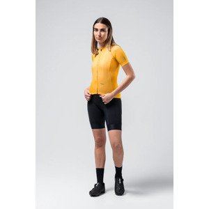 GOBIK Cyklistický dres s krátkym rukávom - STARK - žltá L