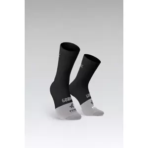 GOBIK Cyklistické ponožky klasické - LIGHTWEIGHT 2.0 - čierna/šedá S