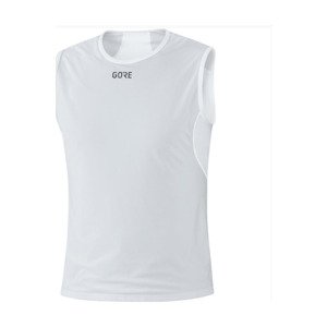 GORE Cyklistické tielko - WINDSTOPPER BASE - biela