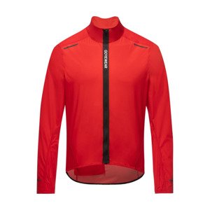 GORE Cyklistická vetruodolná bunda - SPINSHIFT - červená 2XL