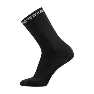GORE Cyklistické ponožky klasické - ESSENTIAL - čierna 38-40
