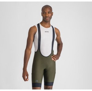 SPORTFUL Cyklistické nohavice krátke s trakmi - GIARA 2 - zelená 2XL