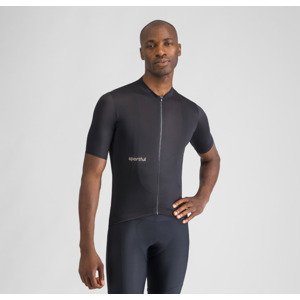 SPORTFUL Cyklistický dres s krátkym rukávom - CLASSIC - čierna M