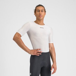 SPORTFUL Cyklistické tričko s krátkym rukávom - PRO BASELAYER - biela L