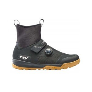 NORTHWAVE Cyklistické tretry - KINGROCK PLUS GTX - čierna/žltá 44,5
