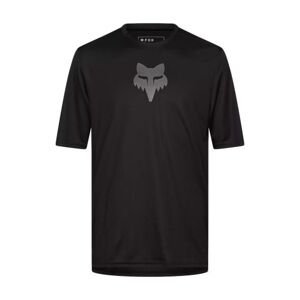 FOX Cyklistický dres s krátkym rukávom - RANGER HEAD - čierna XL