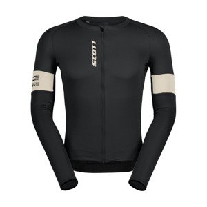 SCOTT Cyklistický dres s dlhým rukávom letný - ENDURANCE PRO - čierna XL
