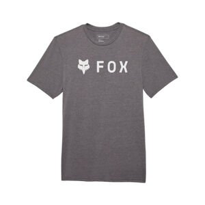 FOX Cyklistické tričko s krátkym rukávom - ABSOLUTE TECH TEE - šedá XL