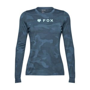 FOX Cyklistické tričko s dlhým rukávom - W RANGER TRU DRI - modrá M