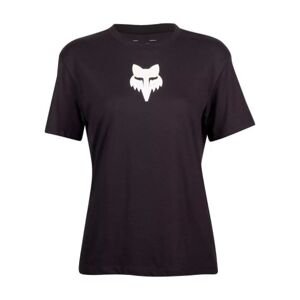 FOX Cyklistické tričko s krátkym rukávom - W FOX HEAD - čierna L