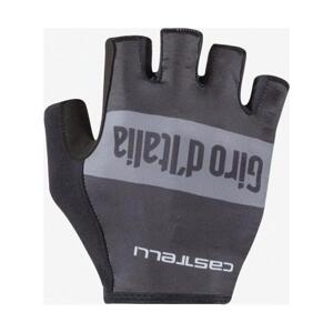 CASTELLI Cyklistické rukavice krátkoprsté - GIRO 2 - čierna 2XL