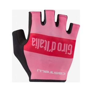 CASTELLI Cyklistické rukavice krátkoprsté - GIRO 2 - ružová XL