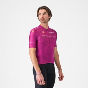 CASTELLI Cyklistický dres s krátkym rukávom - GIRO108 COMPETIZIONE 3 - fialová XL