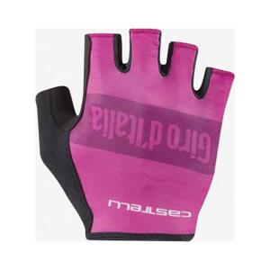 CASTELLI Cyklistické rukavice krátkoprsté - GIRO 2 - fialová XL