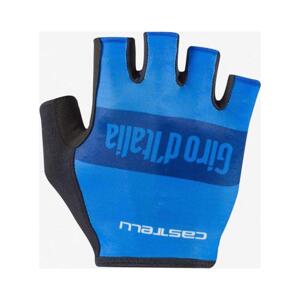 CASTELLI Cyklistické rukavice krátkoprsté - GIRO 2 - modrá XL