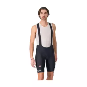 CASTELLI Cyklistické nohavice krátke s trakmi - GIRO COMPETIZIONE 2 - čierna XL