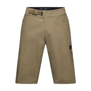 FOX Cyklistické nohavice krátke bez trakov - RANGER SHORT - zelená