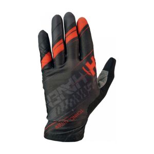 HAVEN Cyklistické rukavice dlhoprsté - HAVEN PENNUTO LONG - čierna/červená 2XL