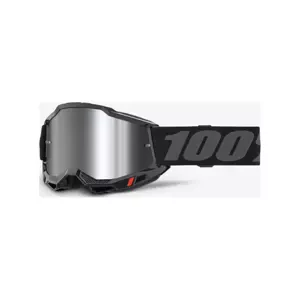 100% SPEEDLAB Cyklistické okuliare - ACCURI 2 - čierna/strieborná