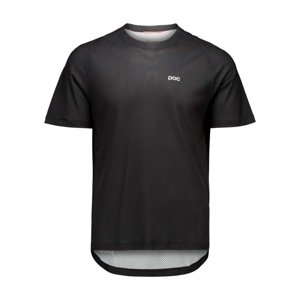 POC Cyklistický dres s krátkym rukávom - MOTION AIR S/S - čierna XS